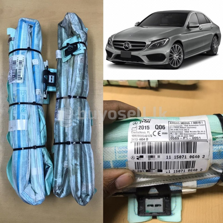MERCEDES C CLASS DRIVER & PASSENGER SIDE CURTAIN AIRBAG in Colombo