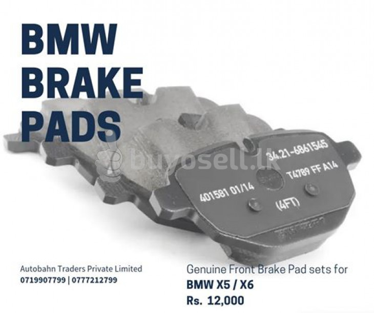 BMW Original Brake Pads for X5 / X6 in Colombo