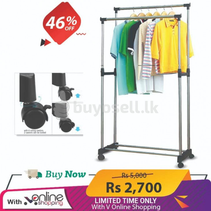 Double Pole Clothes Rack VOS103 for sale in Colombo