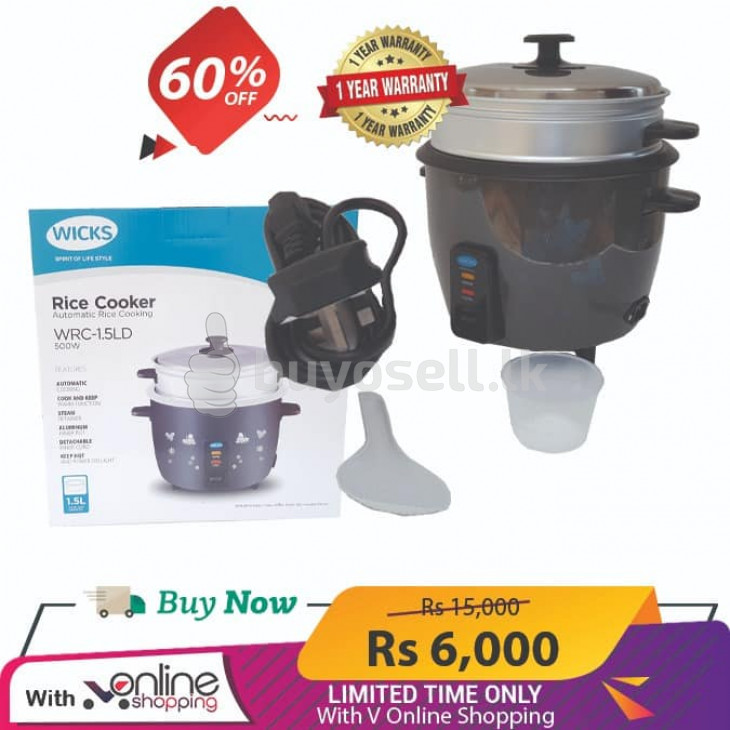 Rice Cooker 1.5 LDNS (Non Stick) - 60% OFF WSI-0001 for sale in Colombo