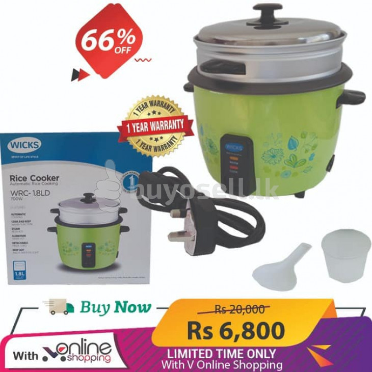Rice Cooker 1.8 LDNS (Non Stick) - 66% OFF WSI-0002 for sale in Colombo