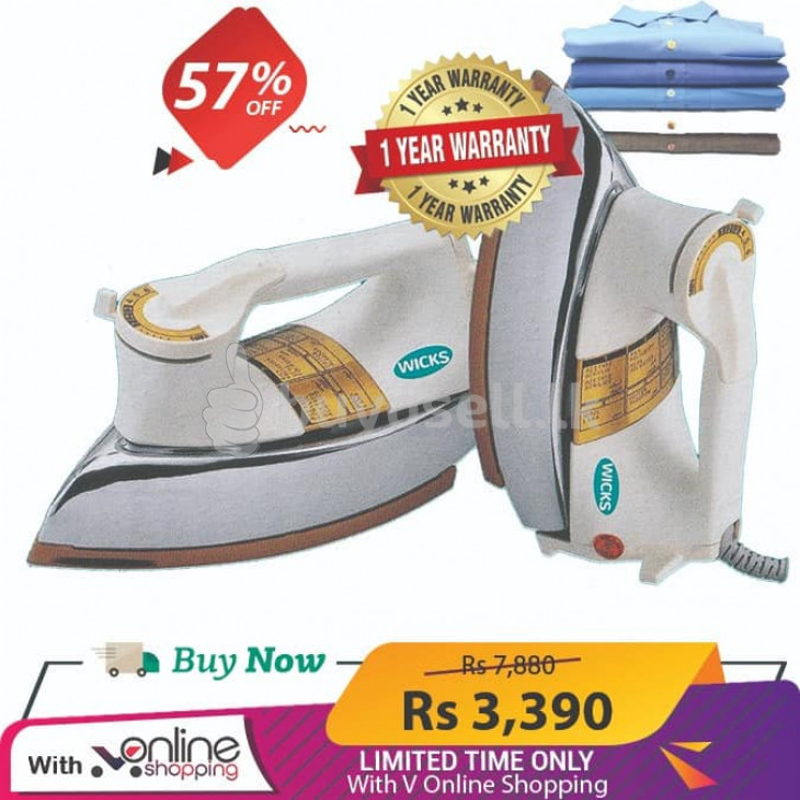 DRY IRON VOS-3522 - 57% OFF WSI-0007 for sale in Colombo
