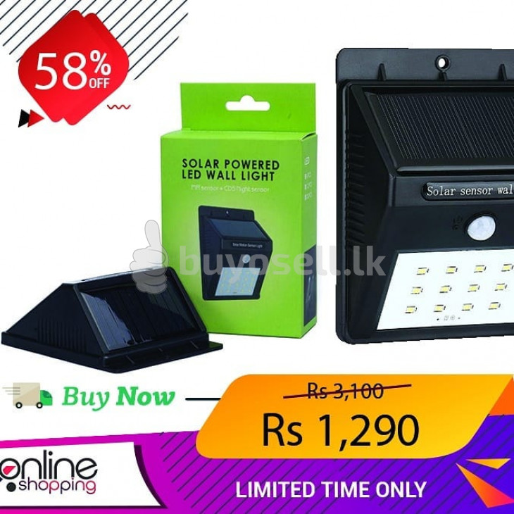 solar powered led wall light for sale in Colombo