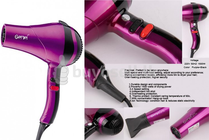 Gemei Professional Hair Dryer GM-1704 for sale in Colombo