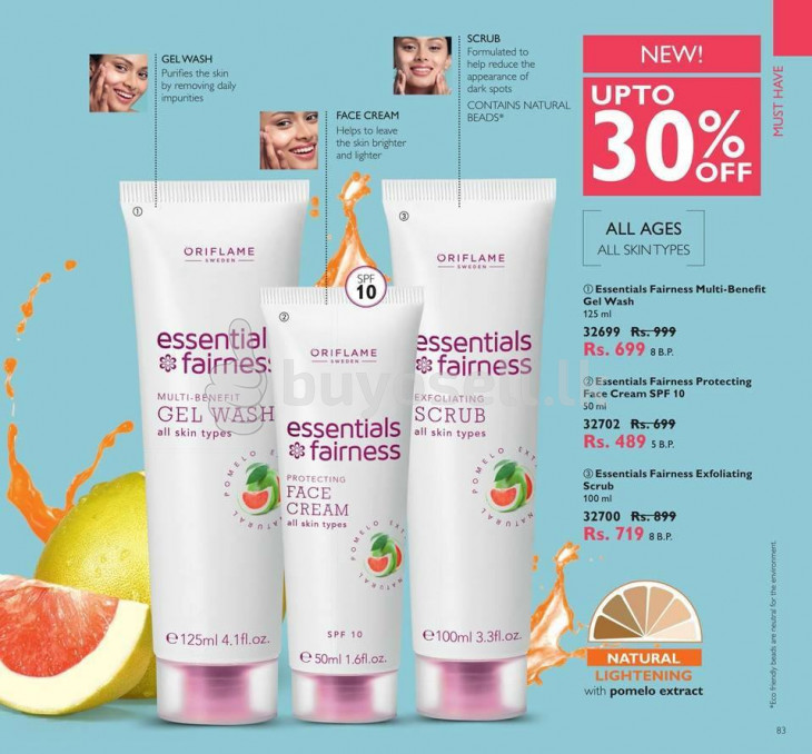 ESSENTIAL FAIRNESS MULTI-BENIFIT GEL WASH for sale in Colombo