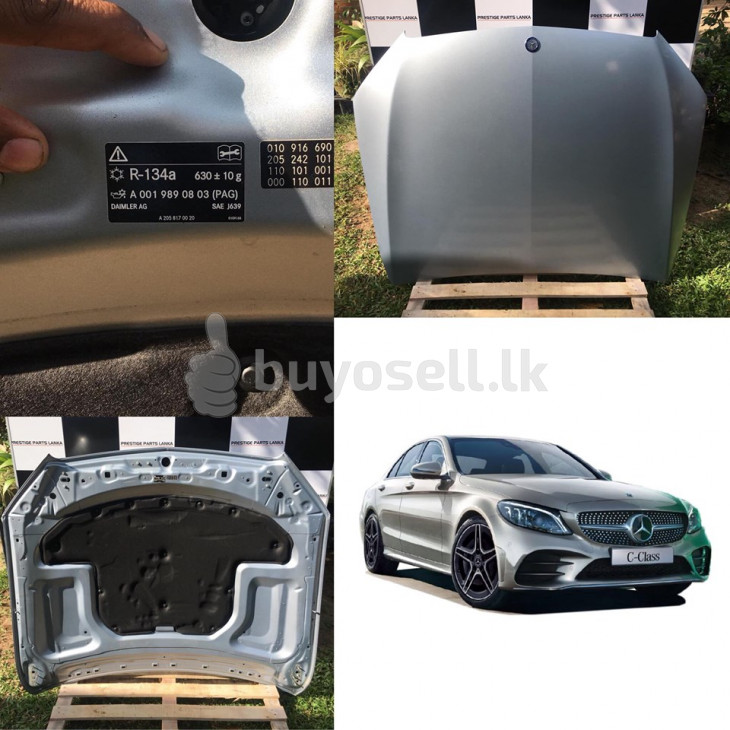 MERCEDES C CLASS GENUINE BONNET. COMPLETE WITH TRIM/LOCKS/BRACKETS in Colombo
