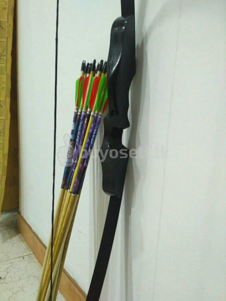 Bow with free Mongolian wooden Arrows for sale in Gampaha