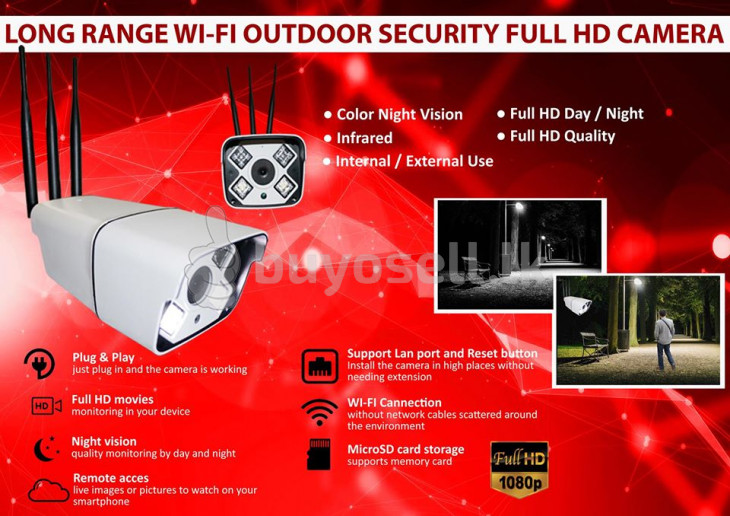 Outdoor Wi-Fi CCTV Camera for sale in Kalutara