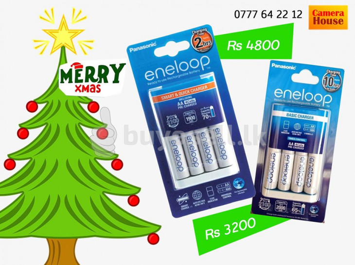 Panasonic Eneloop 10HR with 4 Batteries for Cam Flasher for sale in Gampaha