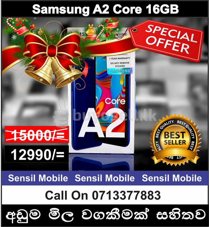 Samsung A2 core 16GB for sale in Colombo