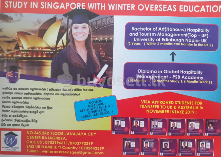 Study in Singapore for sale in Colombo