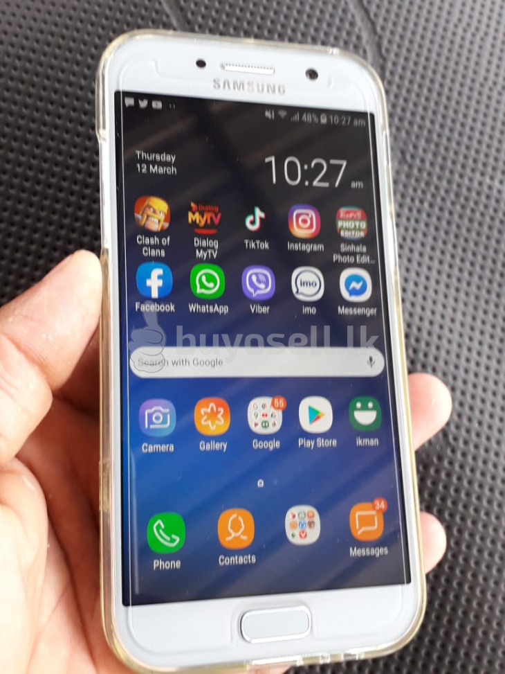 Samsung Galaxy A5 (2017) 3GB ram (Used) for sale in Kurunegala
