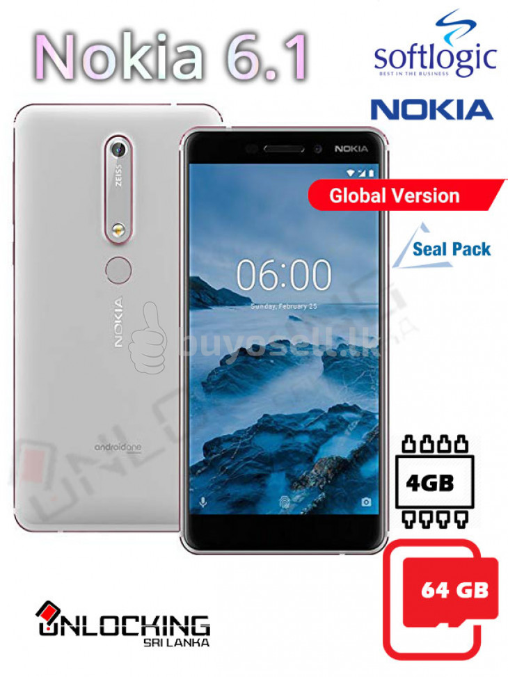 Nokia 6.1 64GB ROM & 4GB RAM for sale in Gampaha
