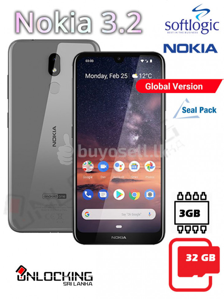 Nokia 3.2 32GB ROM & 3GB RAM for sale in Gampaha