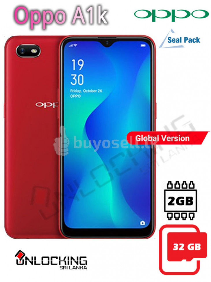 Oppo A1k 32GB ROM + 2GB RAM for sale in Gampaha