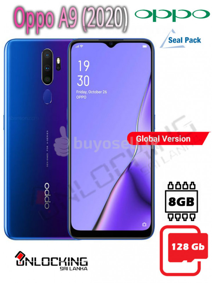 Oppo A9 (2020) 128GB ROM + 8GB RAM for sale in Gampaha