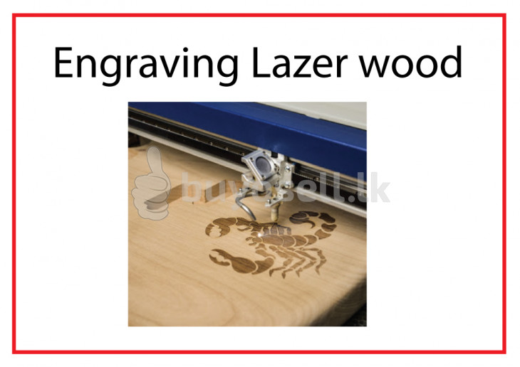Engraving Lazer wood in Colombo