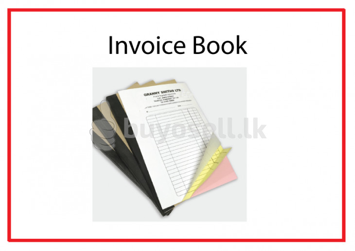 Invoice Book in Colombo