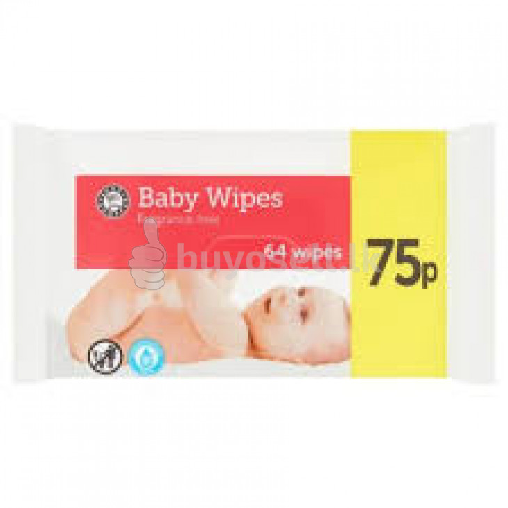 BABY WIPES FRAGRANCE FREE 64 WIPES in Gampaha
