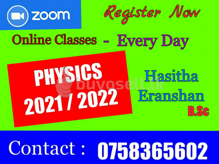 A/L Physic (Online Class) for sale in Colombo