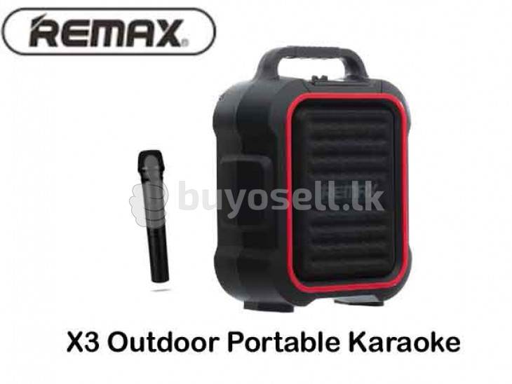 Subwoofer Bluetooth Speaker REMAX X3 Outdoor Portable Karaoke for sale in Colombo