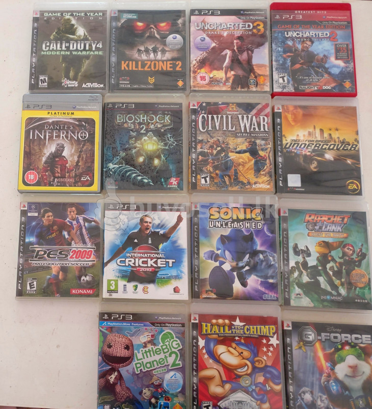 PS3 Games - Rs 2500 for sale in Colombo