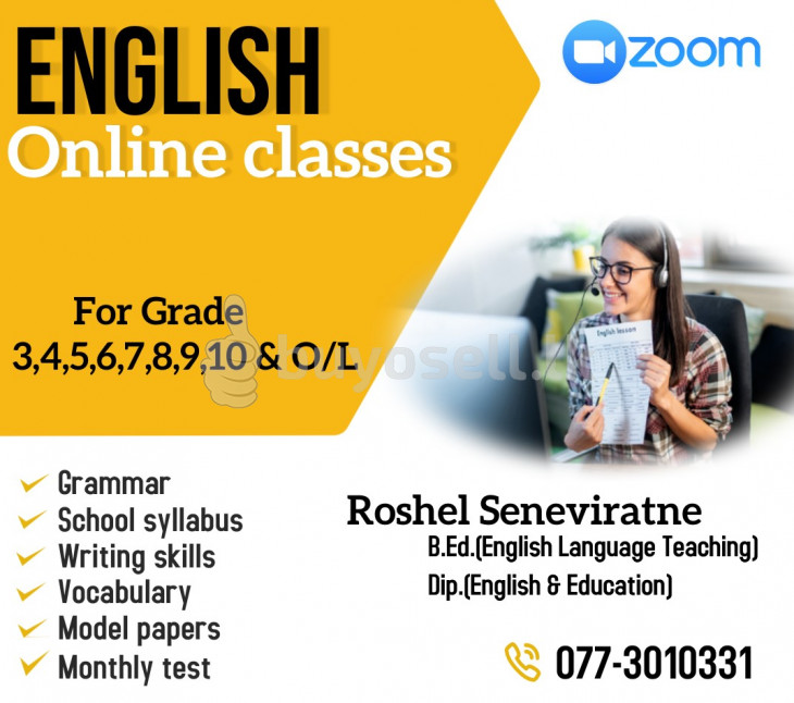 English Online Classes for sale in Kalutara
