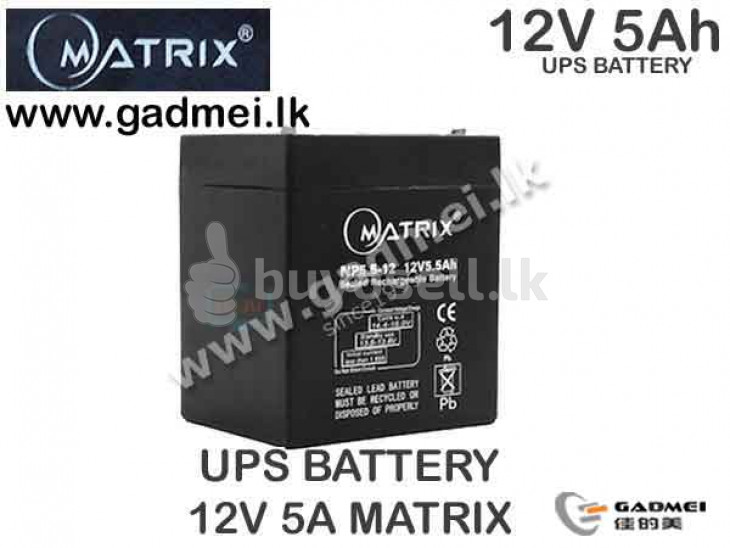 UPS Battery-Matrix (Cyber power)12V (6M)v for sale in Colombo