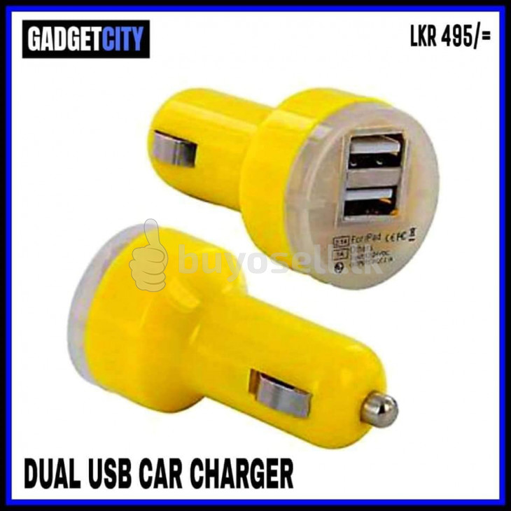Dual USB Car Charger in Colombo