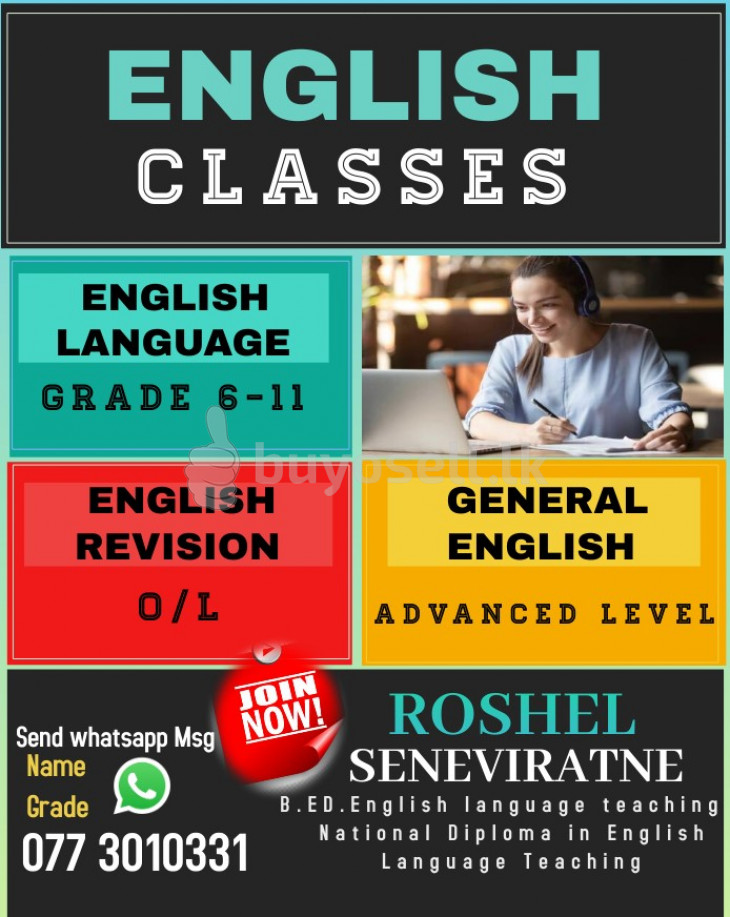 English classes for sale in Kalutara