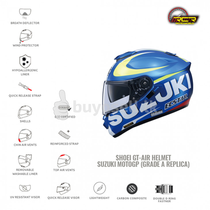 Shoei GT Air Suzuki MotoGP Full Face Helmet (Grade A Replica) for sale in Gampaha