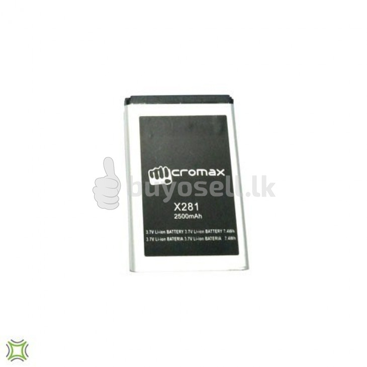 Micromax X281 Replacement Battery for sale in Colombo