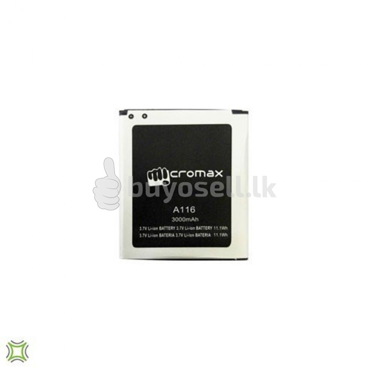 Micromax A116 Replacement Battery for sale in Colombo