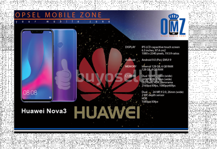 Huawei Nova 3 for sale in Colombo