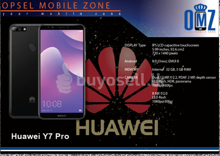 Huawei Y7 Pro for sale in Colombo