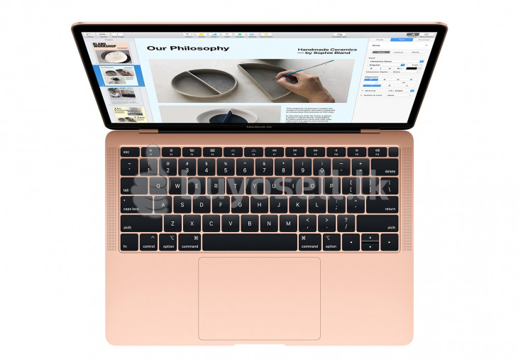 MacBook Air Retina 2018 (B'NEW) | 128GB (Gold) for sale in Colombo