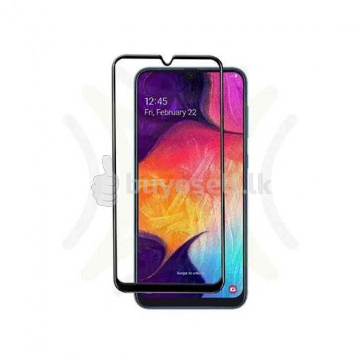 Samsung Galaxy A50 + Full Glue Tempered Glass + Back Cover – Bundle Pack for sale in Colombo