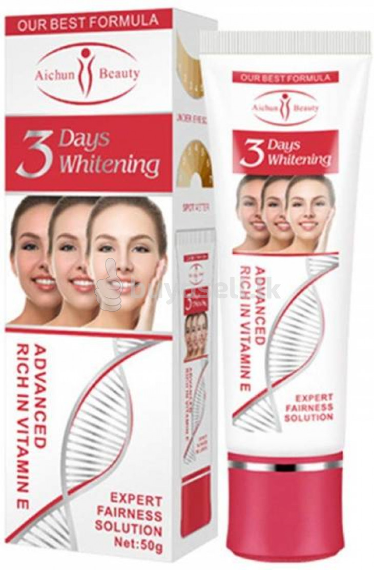 Aichun Beauty 3 Days Whitening Face Cream Natural Vitamin E Moisturizer for sale in Colombo
