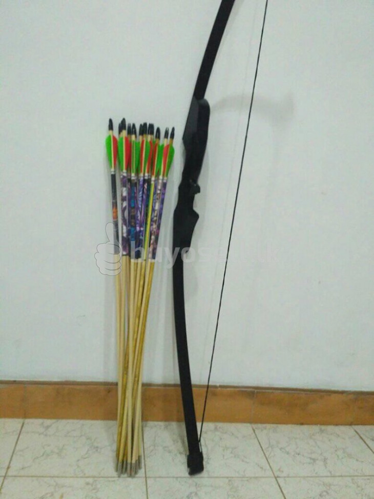 Bow with free Mongolian wooden Arrows for sale in Gampaha