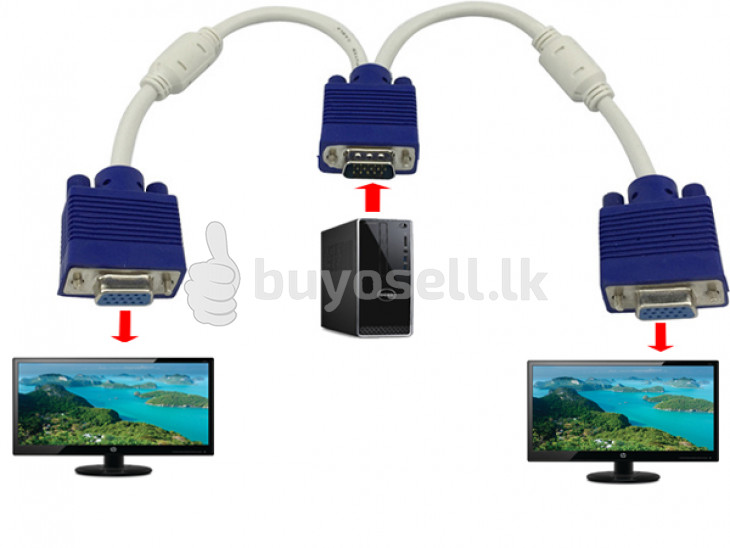 DUAL VGA CABLE for sale in Colombo