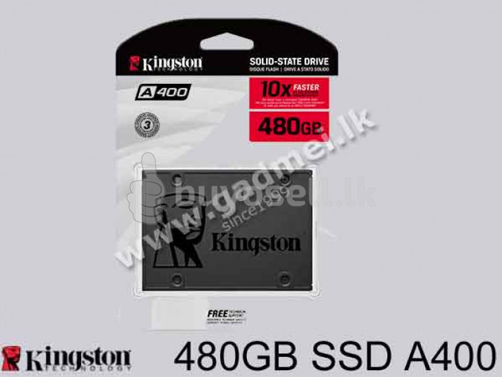 SSD KINGSTON A 400 480GB 2Y for sale in Colombo