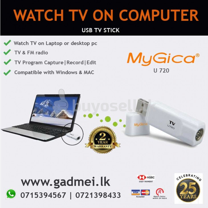 TV TUNER STICK MYGICA U720 USB for sale in Colombo