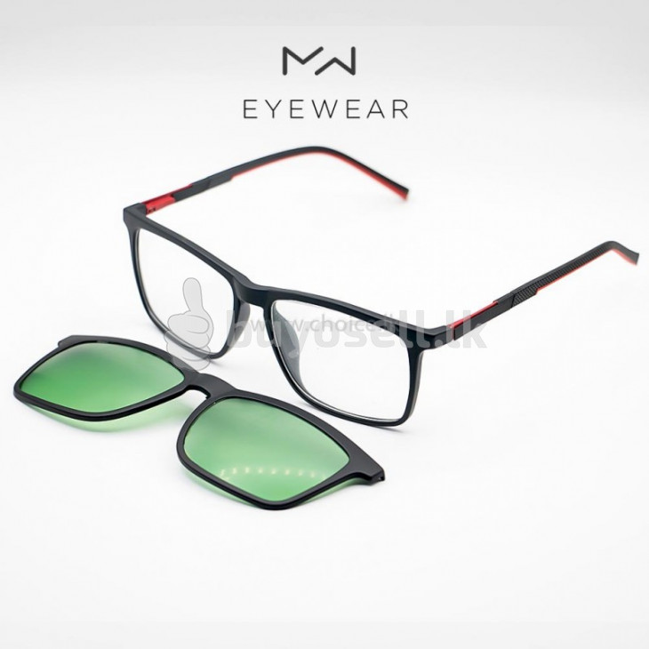 MW 6034 Eyeglasses Clip-On Frames - Red for sale in Colombo