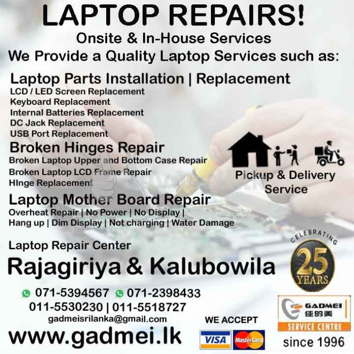 Laptop Repair Services! Chip Level for sale in Colombo