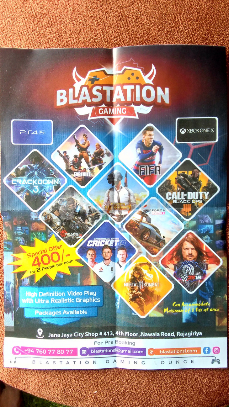 PS4 & XBOX ONE X.  Gaming for sale in Colombo