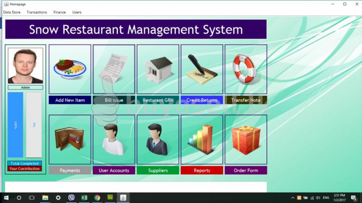 Restaurant System / Hotel (Billing & Management Software) for sale in Gampaha