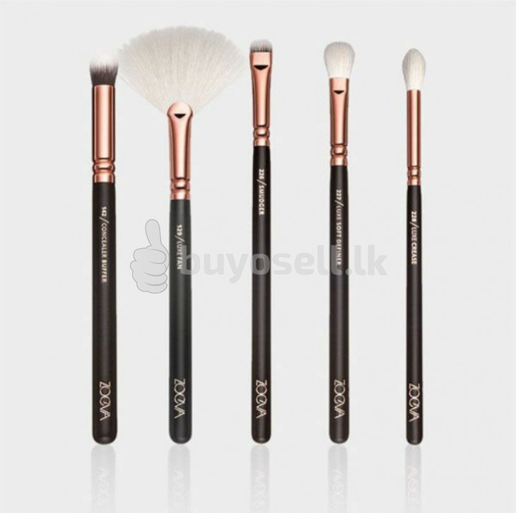 Zoeva 15pcs Makeup Brushes Rosegold Cosmetic Brush Set + Bag Face Eyes Kit for sale in Colombo