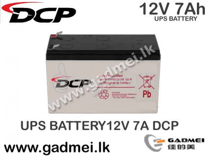 BATTERY-UPS-12V 7A DCP 1Y for sale in Colombo