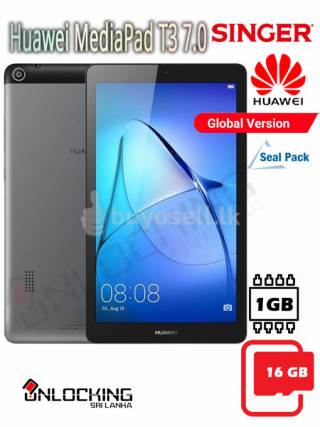 Huawei MediaPad T3 7.0 1GB RAM + 8GB ROM for sale in Gampaha