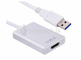HDMI Converter USB3.0 to HDMI Graphic Adapter Multi Display HD 1080P Video Cable for PC Notebook Projector HDTV for sale in Colombo